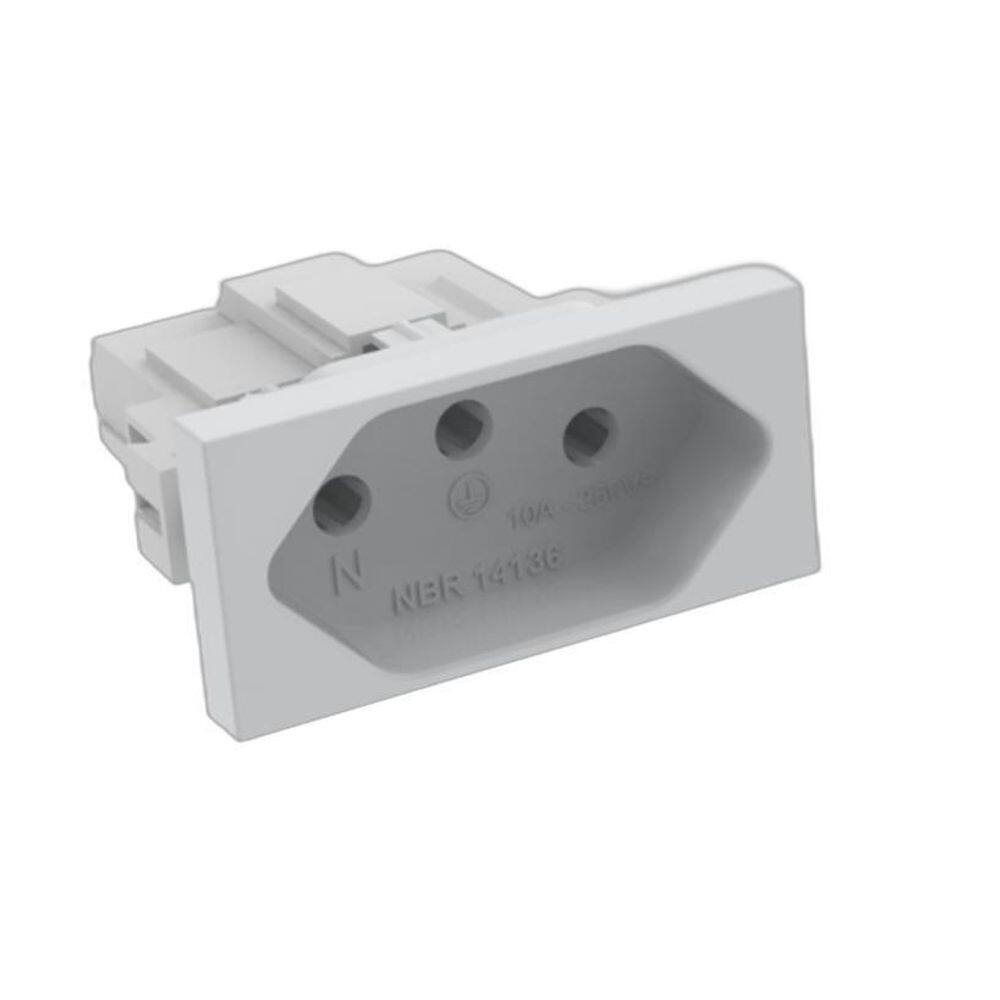 Modulo Tomada 10A - Doha Branco