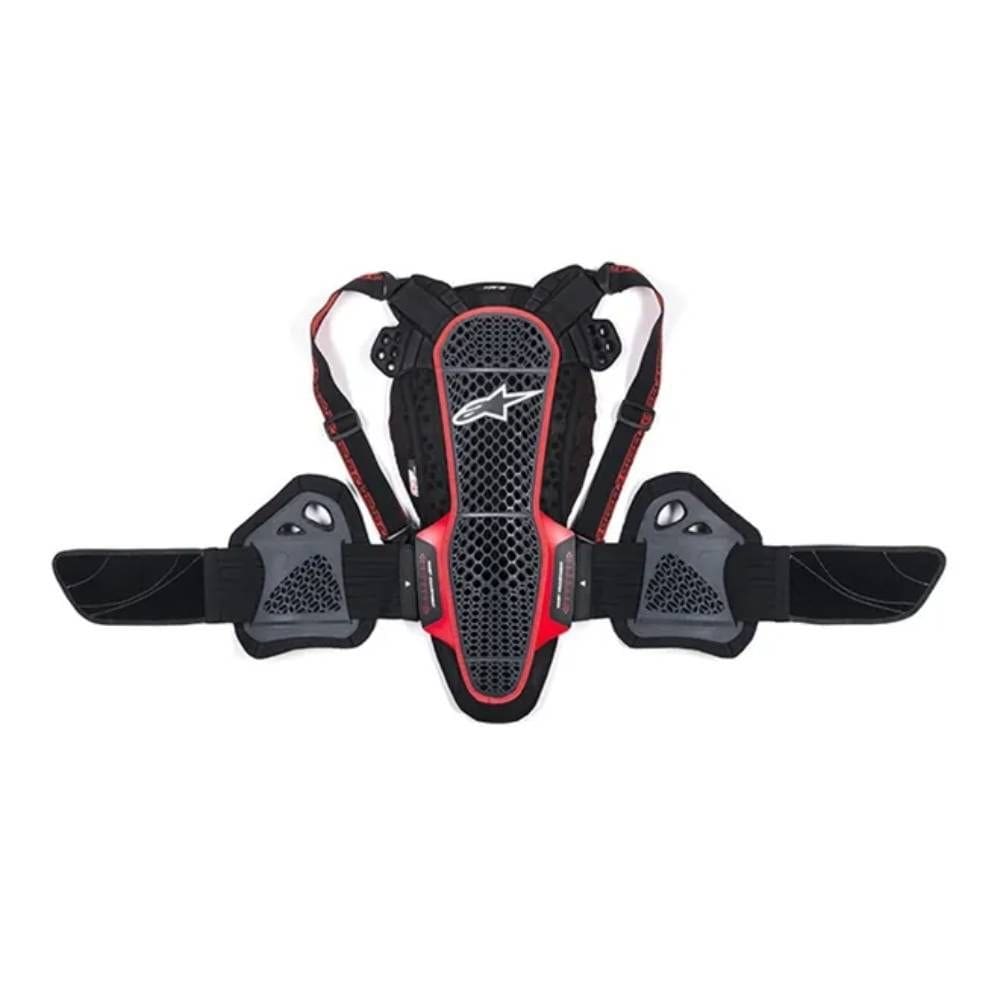 Protetor Alpinestars Nucleon KR 3 Smoke Preto e Vermelho