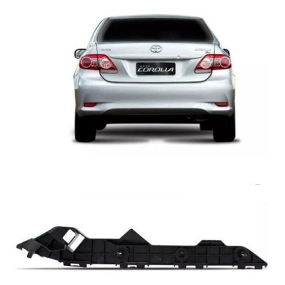 Guia Suporte Traseiro Parachoqe Corolla 2008 A 2014 Esquerdo