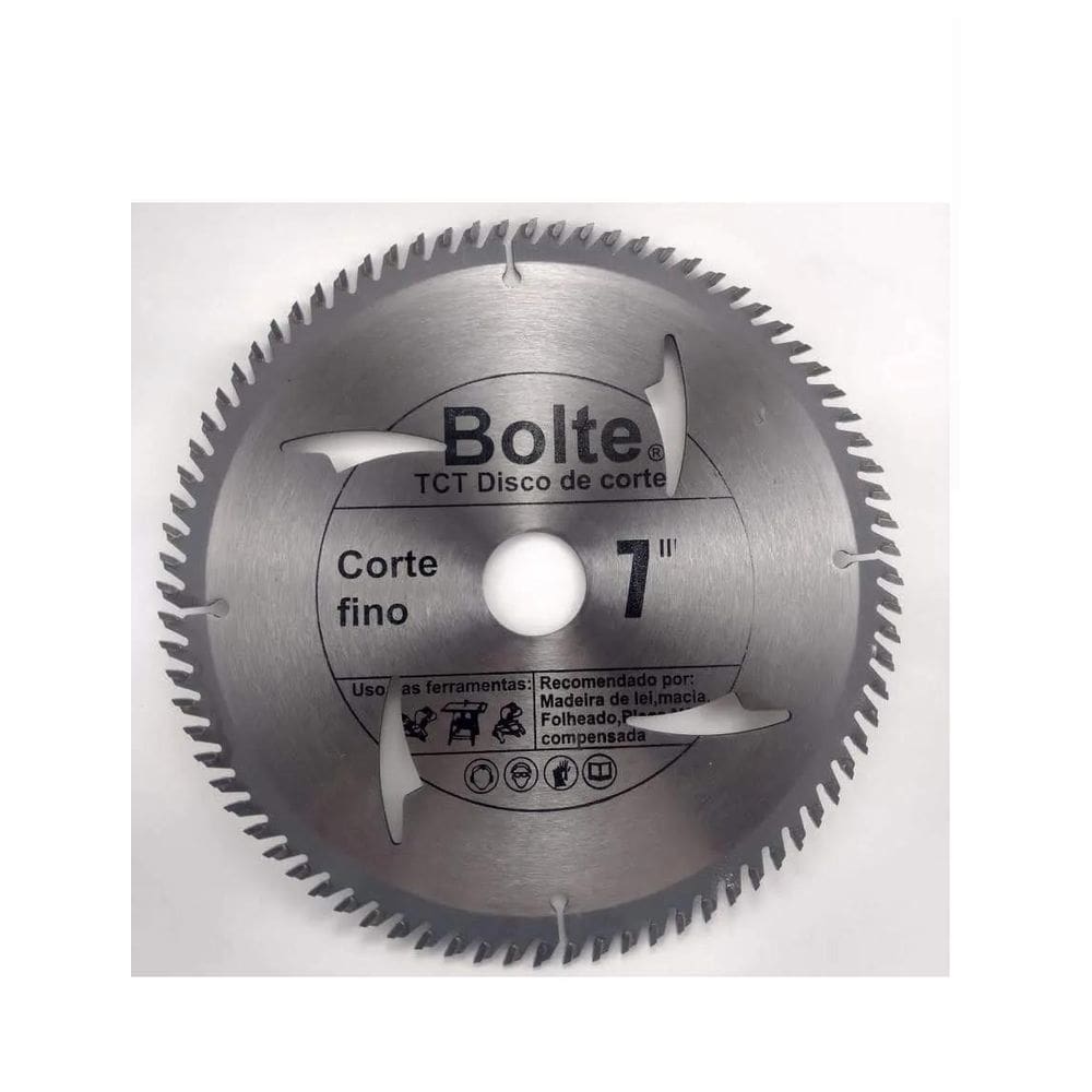 Disco De Serra Circular Para Madeira 180 X 254Mm 80 Dentes