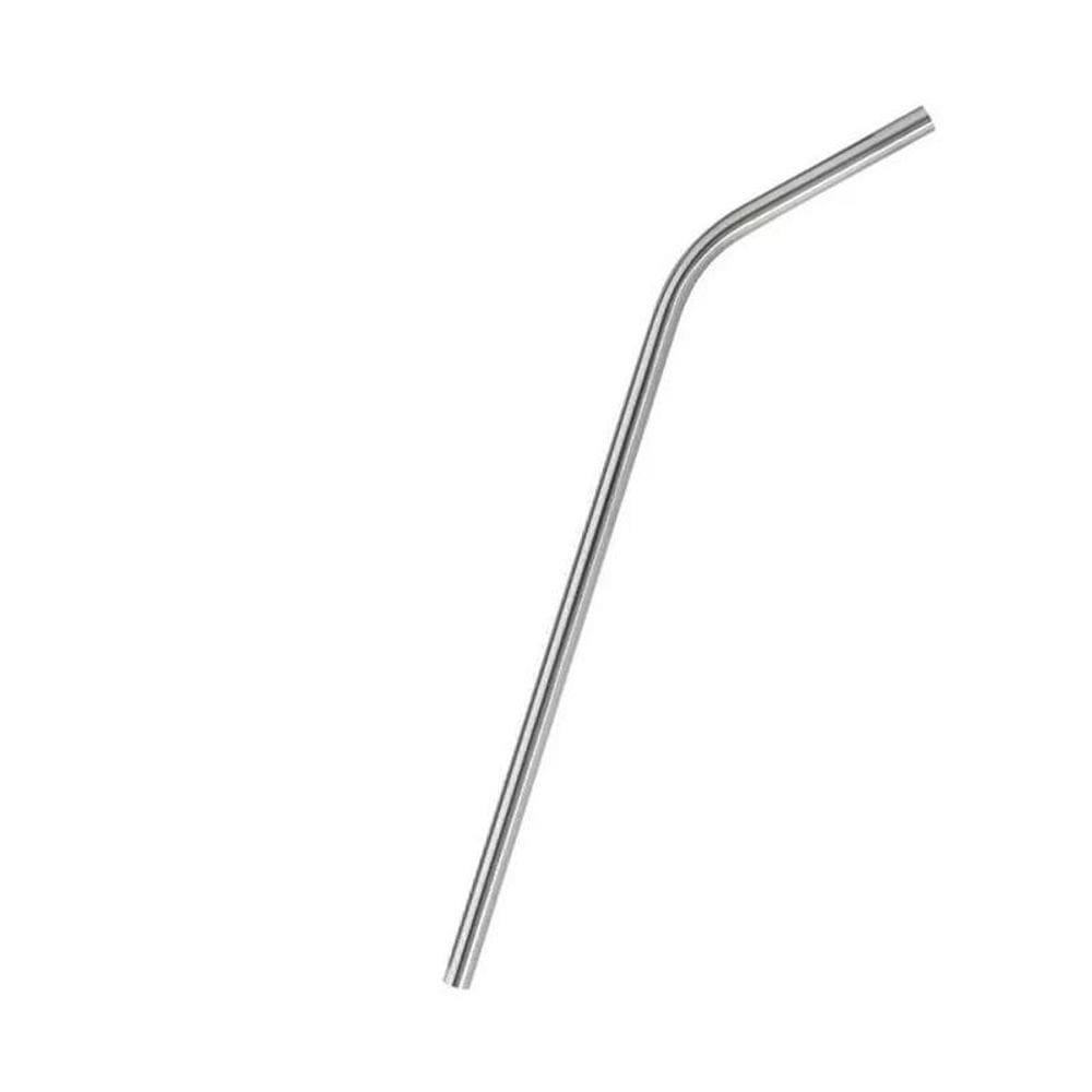 Kit Canudo Reutilizável Inox 2 Canudos 1 Escova De Limpeza