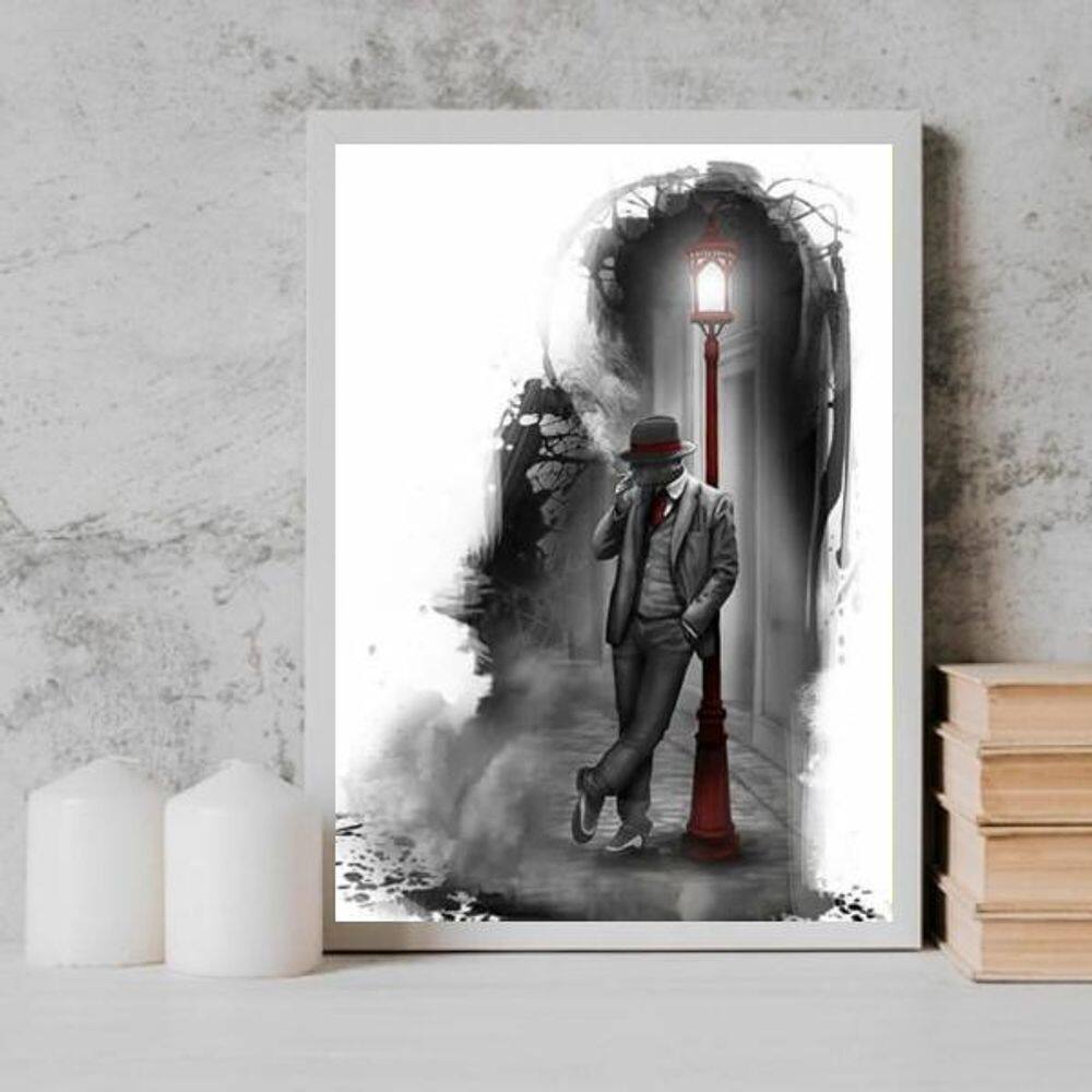 Quadro Zé Pelintra Desenho 33X24Cm