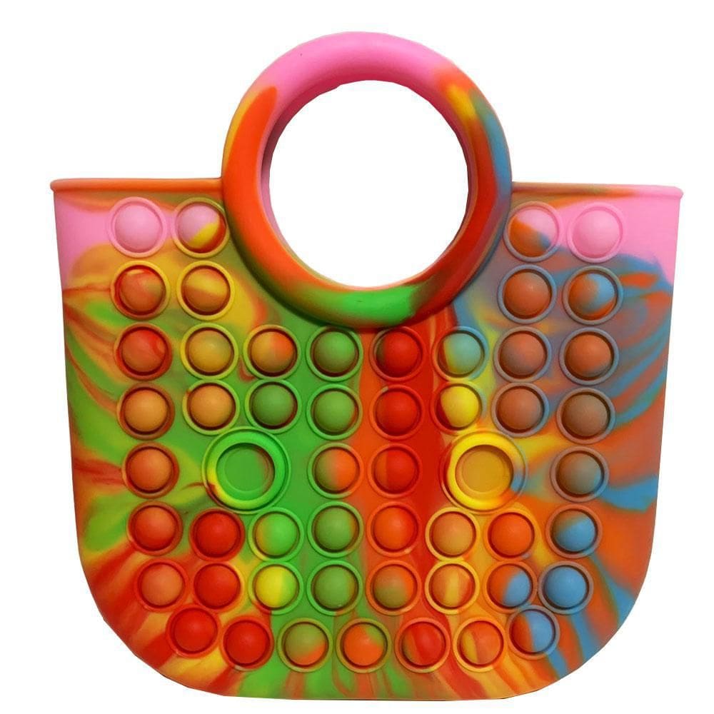 Bolsa De Mão Infantil Menina Pop It Sensorial Colorida