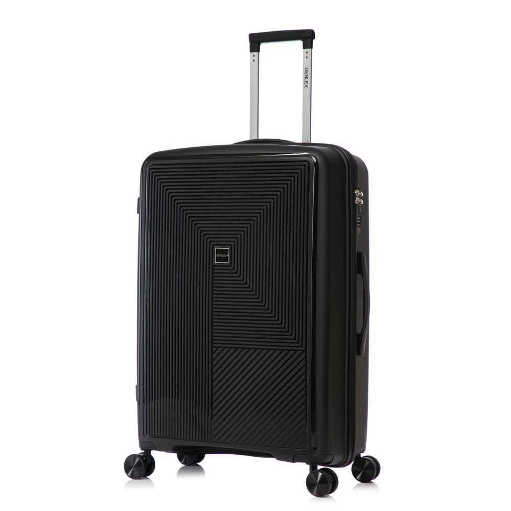 Mala Grande 32kg Viagem Resistente Flexível Em Polipropileno Rodinhas 360º Tsa - Quito - Denlex Cor Preto