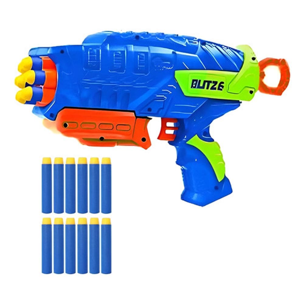 Lançador de Dardos X-Target Blitz-6 - Multikids