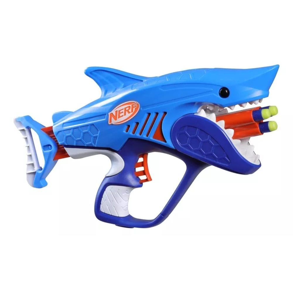 Lançador de Dardos Nerf Wild Sharkfire - Hasbro