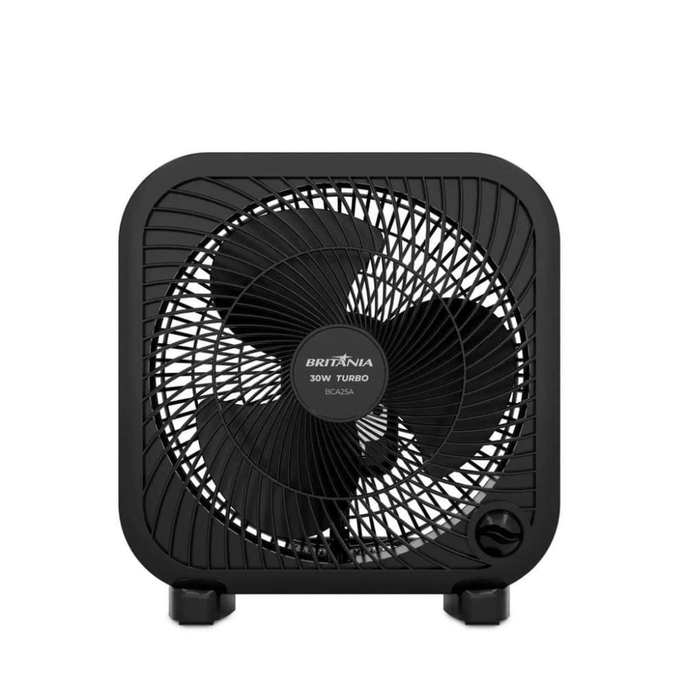 Ventilador Circulador de Ar Britânia 30W 3 Velocidades BCA25A Preto - 220V