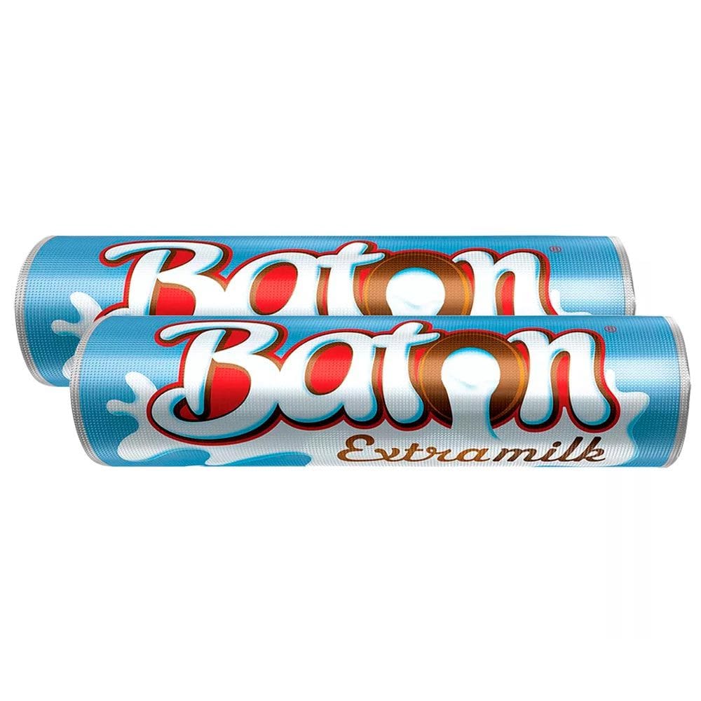 Kit 2 Chocolate Garoto Baton Recheado Extramilk 16g