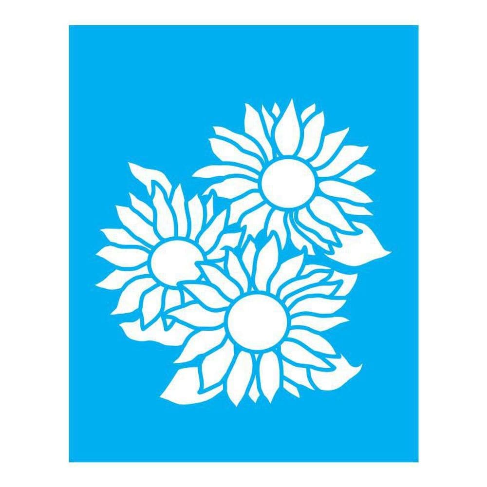 Stencil Tamako Girassol - 20X25Cm - Ref B779
