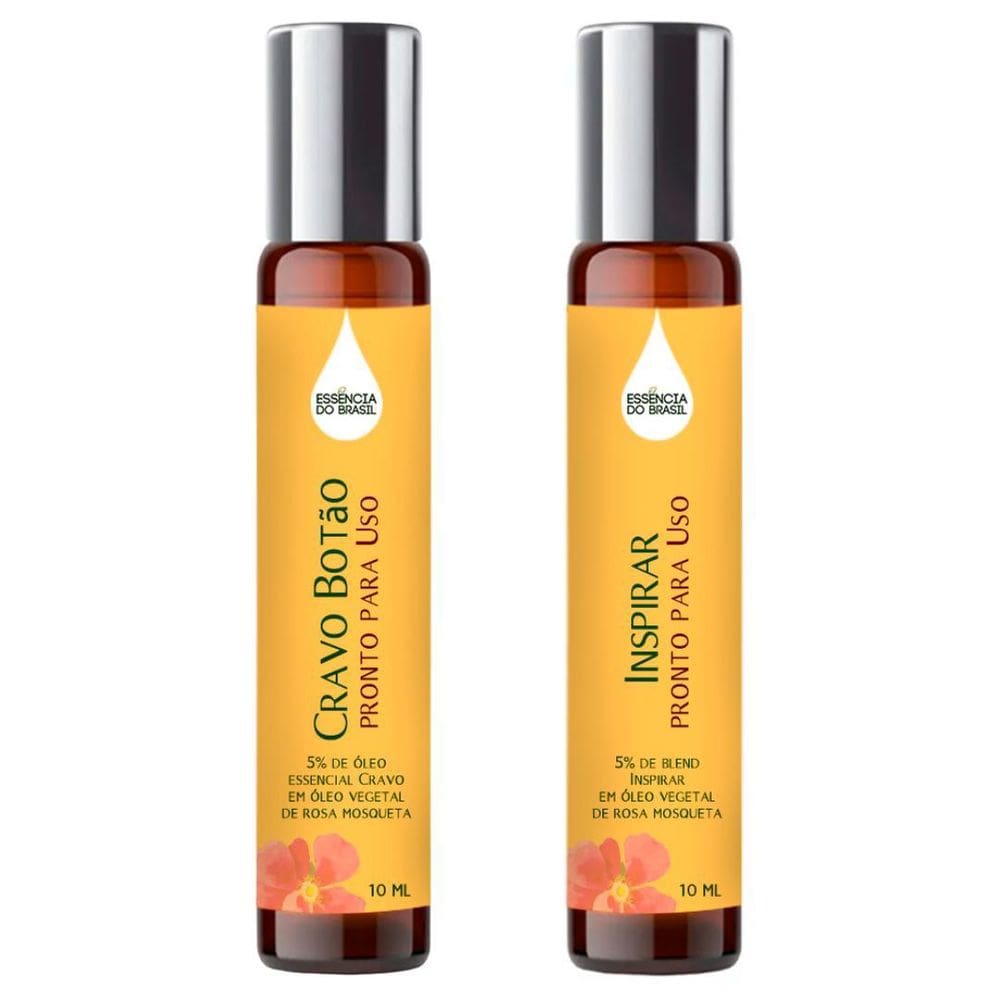 Óleos Essenciais Prontos Cravo E Inspirar Roll On 10Ml