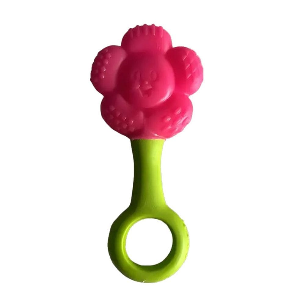 Mordedor e Chocalho Fofiflor - Pais e Filhos