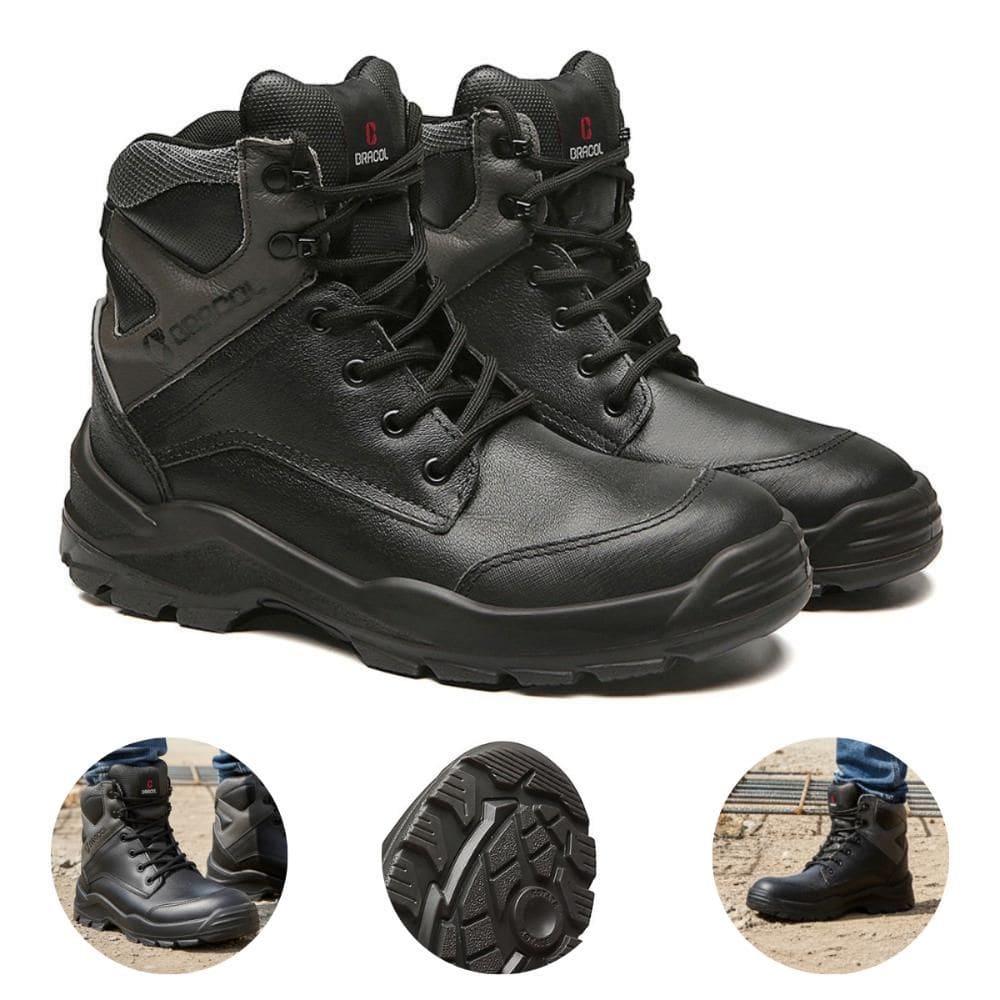 Bota Botina de Segurança Para Eletricista Couro Resistente Everest MAAG Bracol