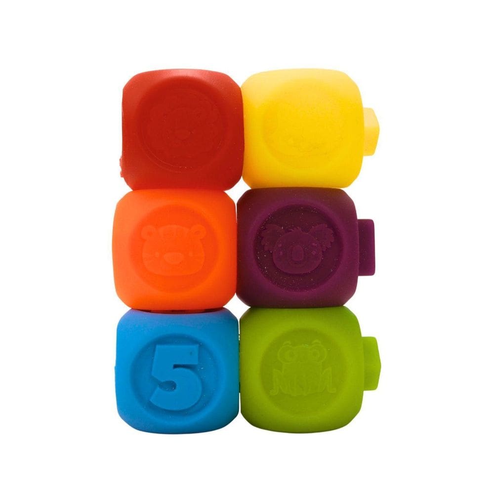 Cubos Didáticos em Vinil com Encaixes Tchuco - Samba Toys