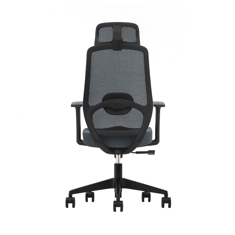 Cadeira De Escritório Ergonômica ZARUUS ANDRÔMEDA Apoio de Pescoço e de Braços com Ajuste Encosto Inclinação Malha Preta
