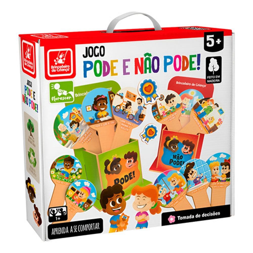 Jogo Pode e Não Pode - Brincadeira de Criança