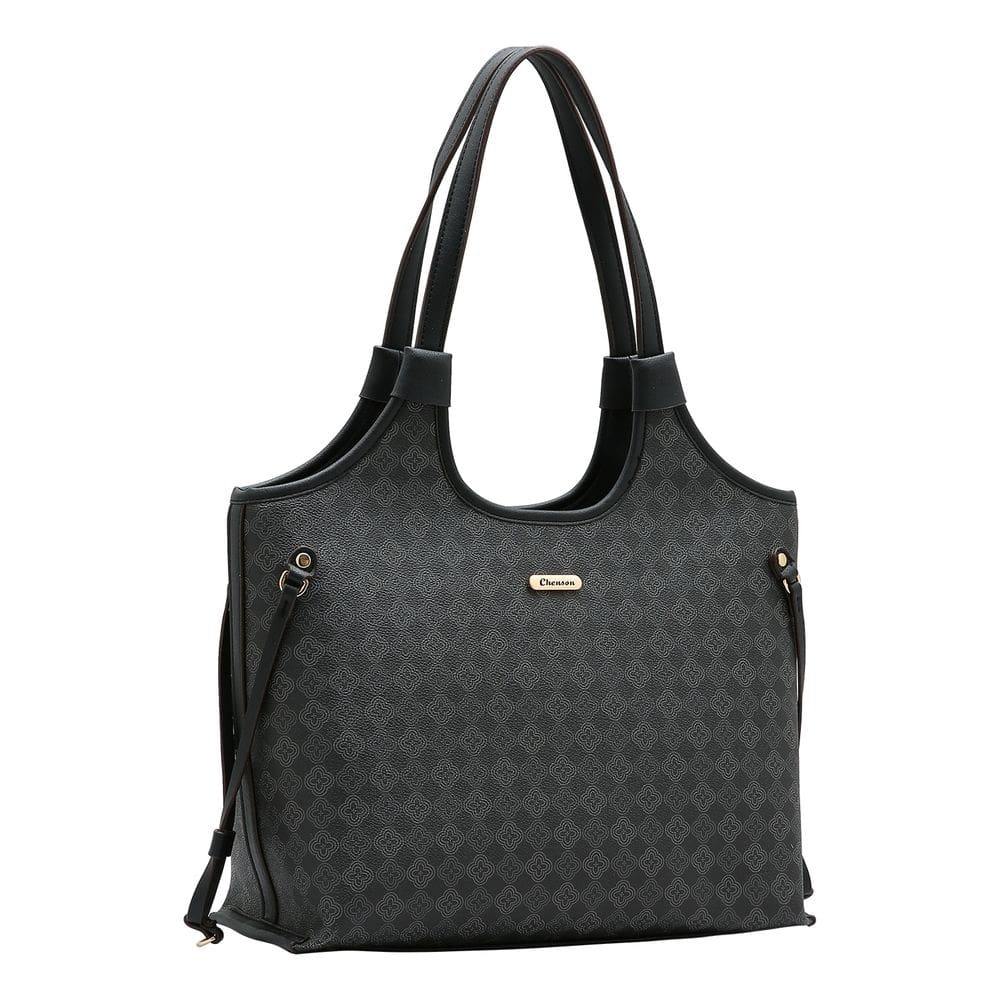 Bolsa Elemento Gráfico Casual - Alça de Ombro - Preto - Chenson 3485291