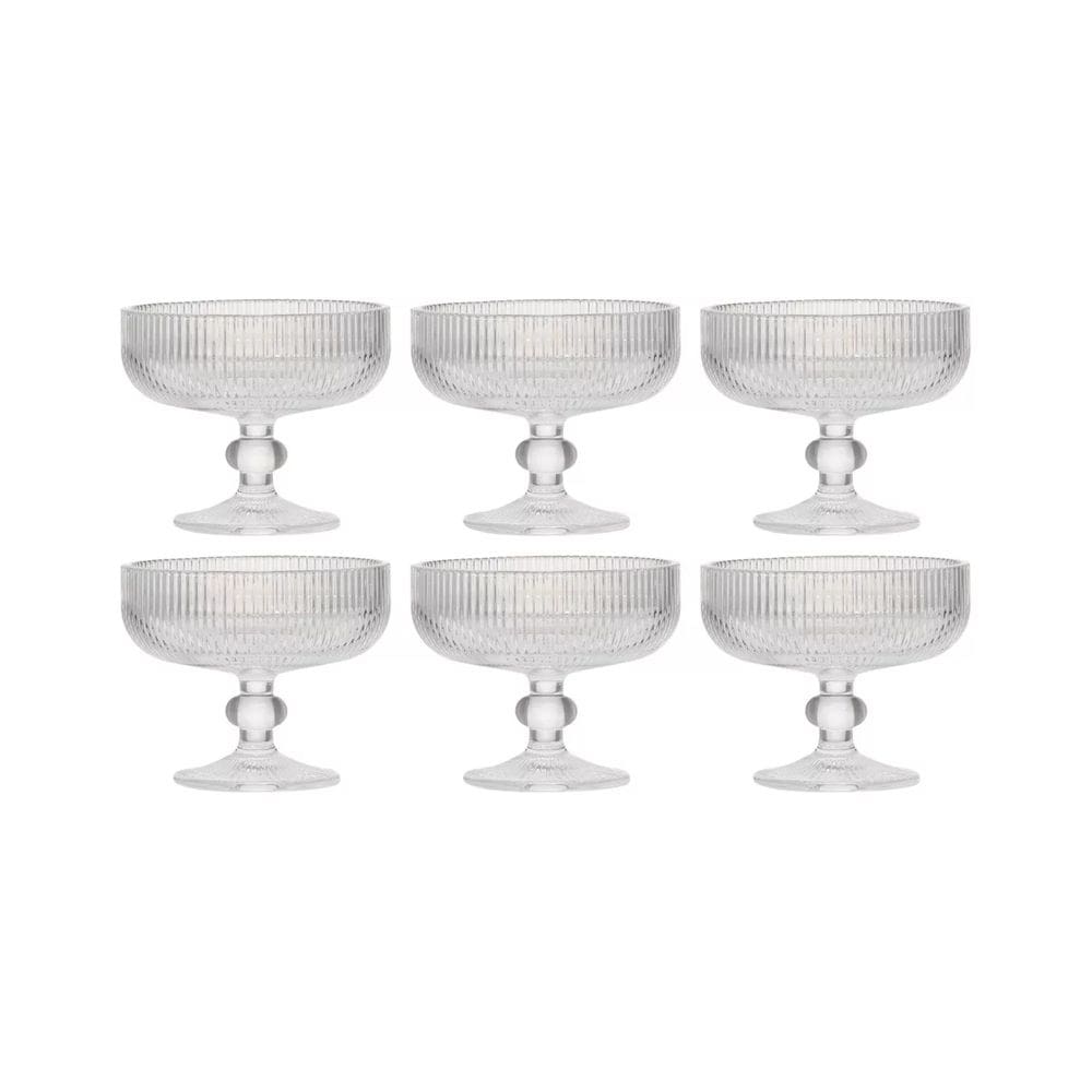 Jogo de Taças para Sobremesa Sleek - 6 Peças - Mimo Style