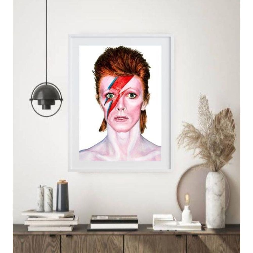 Quadro Decorativo David Bowie 60X48Cm