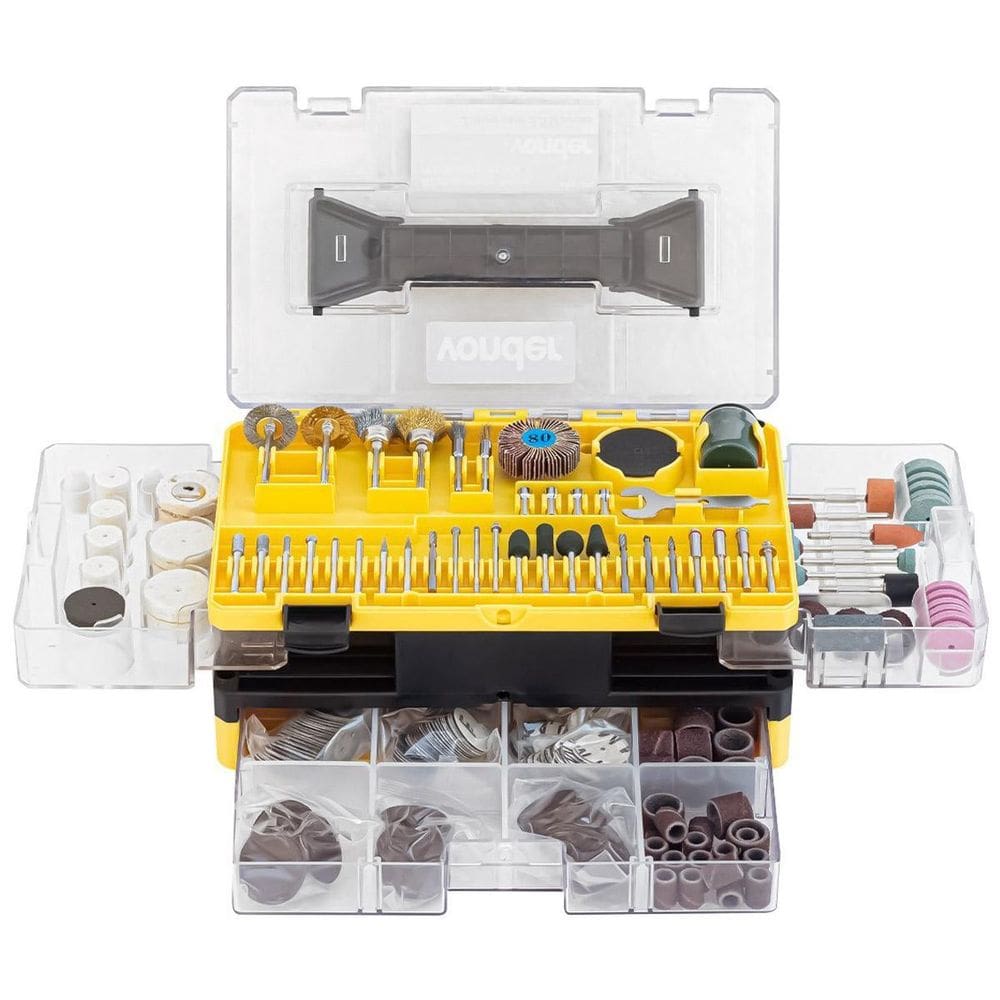 Jogo 350 Acessórios Para Micro Retífica Top De Linha Vonder