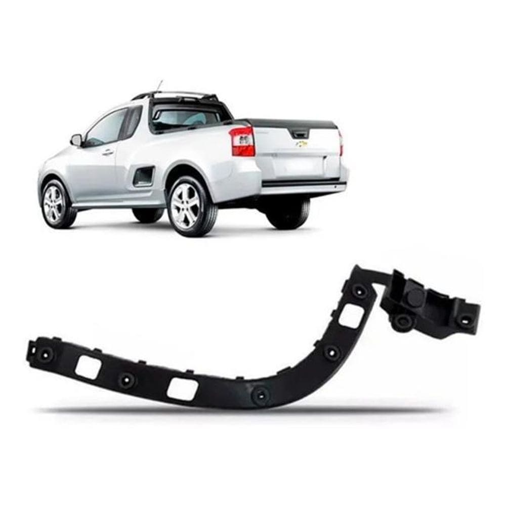 Guia Parachoque Traseiro Montana 2012 13 14 A 2020 Esquerdo