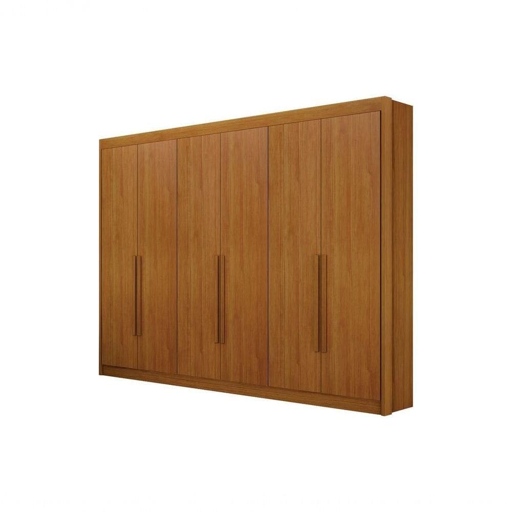 Guarda Roupa Diamante Gold 6 Portas 6 Gavetas S/epelho Leifer Cinamomo