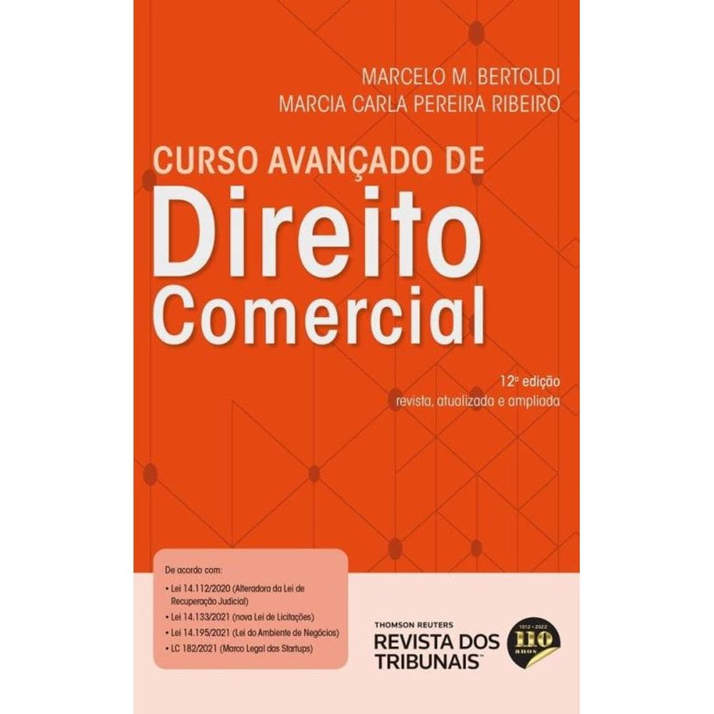 Curso Avançado De Direito Comercial 12º Edição