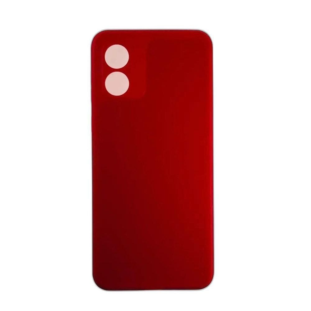 Capa Case Capinha Aveludada Vermelho Para Motorola Moto E13