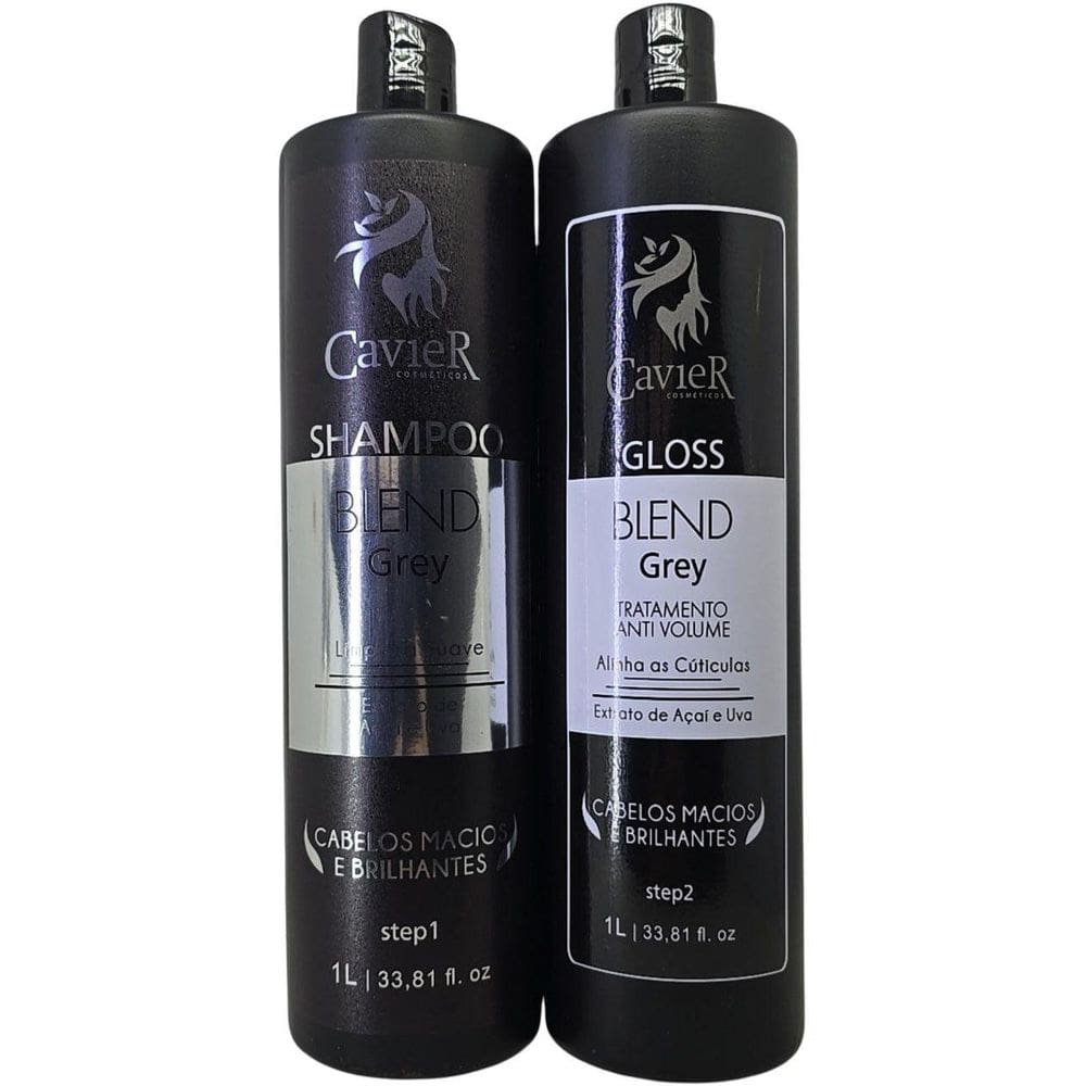 Tratamento Anti Volume Blend Grey - Cavier 2 Passos