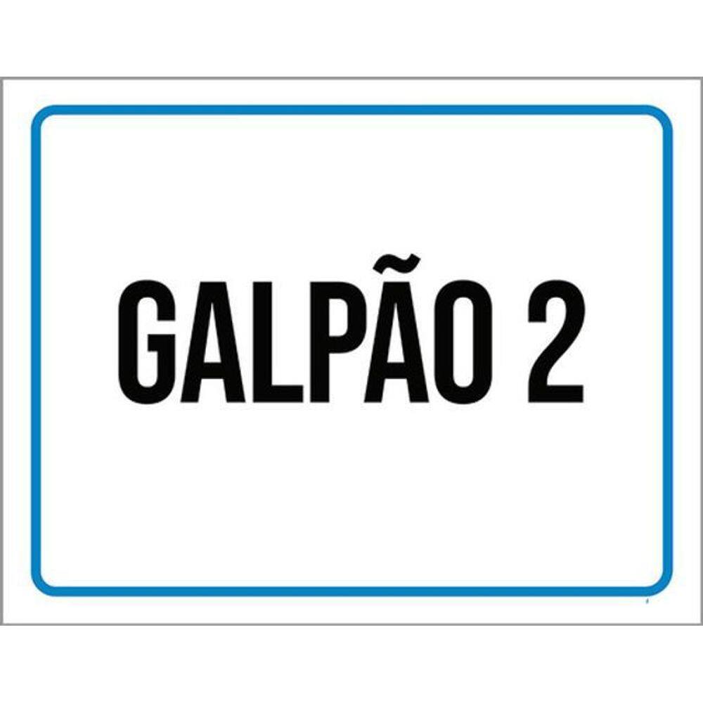 Kit 10 Placas Galpão 2 36X46