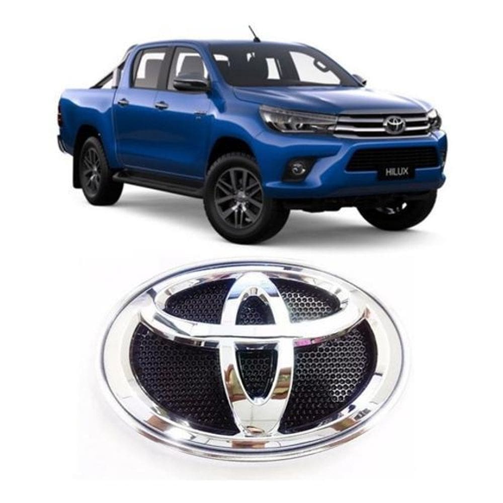 Emblema Grade Dianteira Toyota Hilux 2019/...Cromado Novo