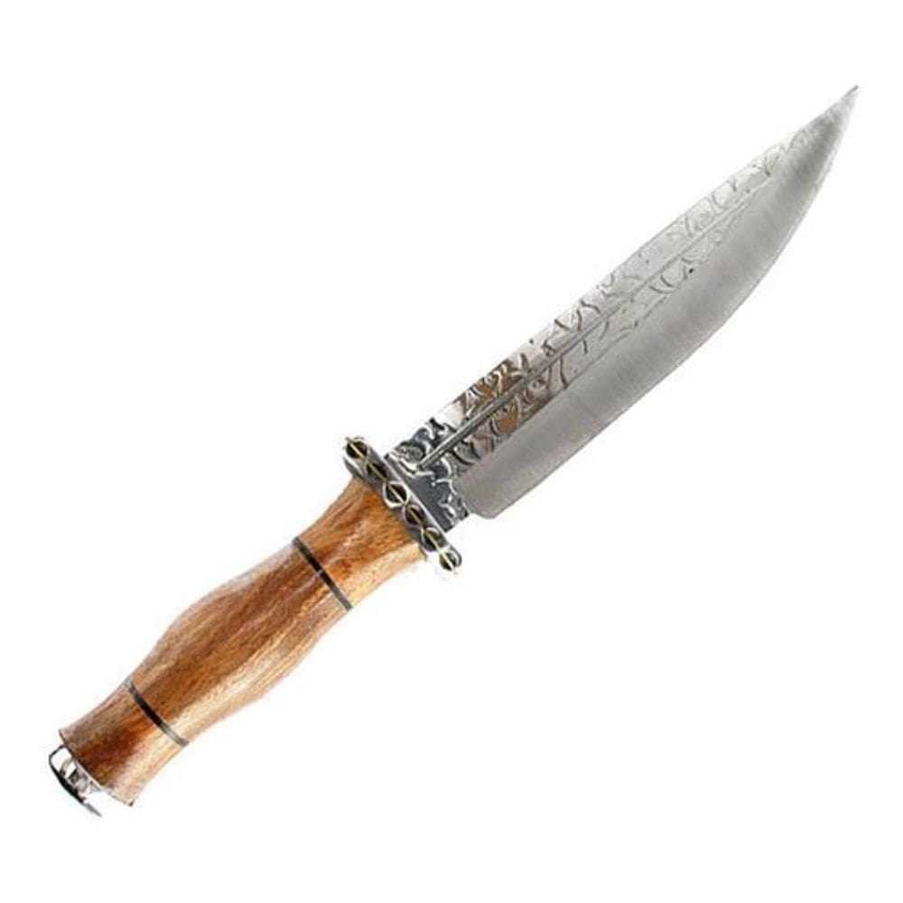 Faca Com Bainha Caça Pesca Churrasco Modelo Luxo Lâmina Inox