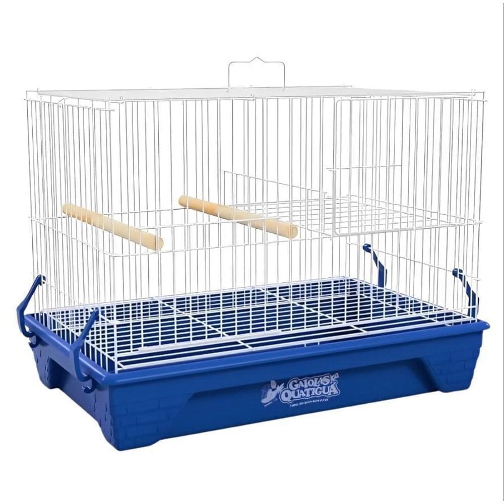 Gaiola Para Periquito Desmontável Pop - Azul
