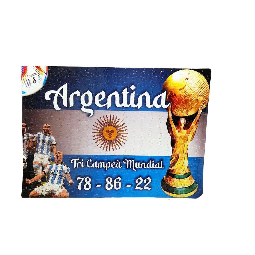 Quebra-Cabeça Argentina Campeã Copa 120 Peças Ed. Limitada