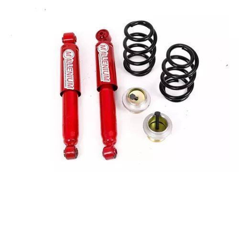 Kit Suspensão Rosca Regulavel Celta  Todos .. Par Traseiro.