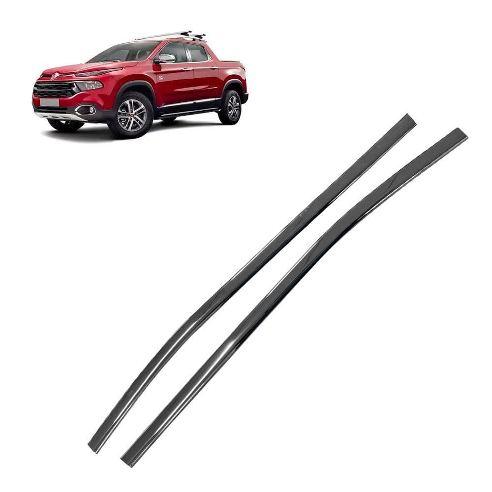 Aplique Tras Cromado Friso Pestana Janela Toro 2017 A 2022