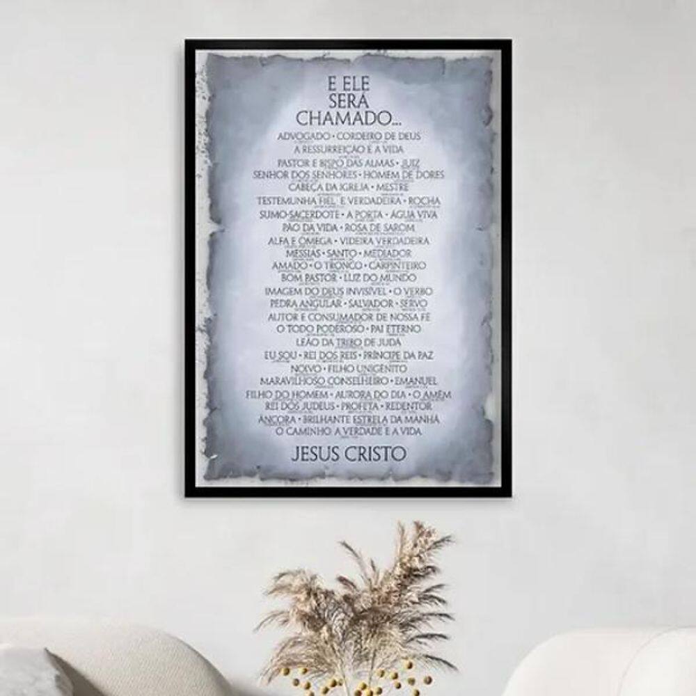 Quadro E Ele Será Chamado - Jesus 24X18Cm