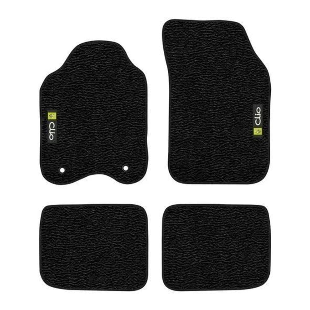 Jogo De Tapete Automotivo Para O Clio Borracha Pvc