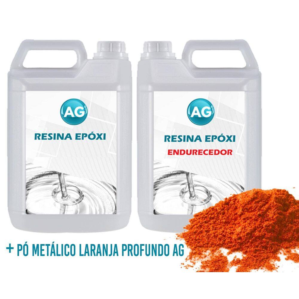 Porcelanato Líquido Metálico Laranja Profundo Ag Por M