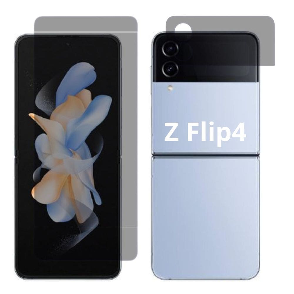Pelicula Gel Privativa Frente E Verso Para Samsung Z Flip 4