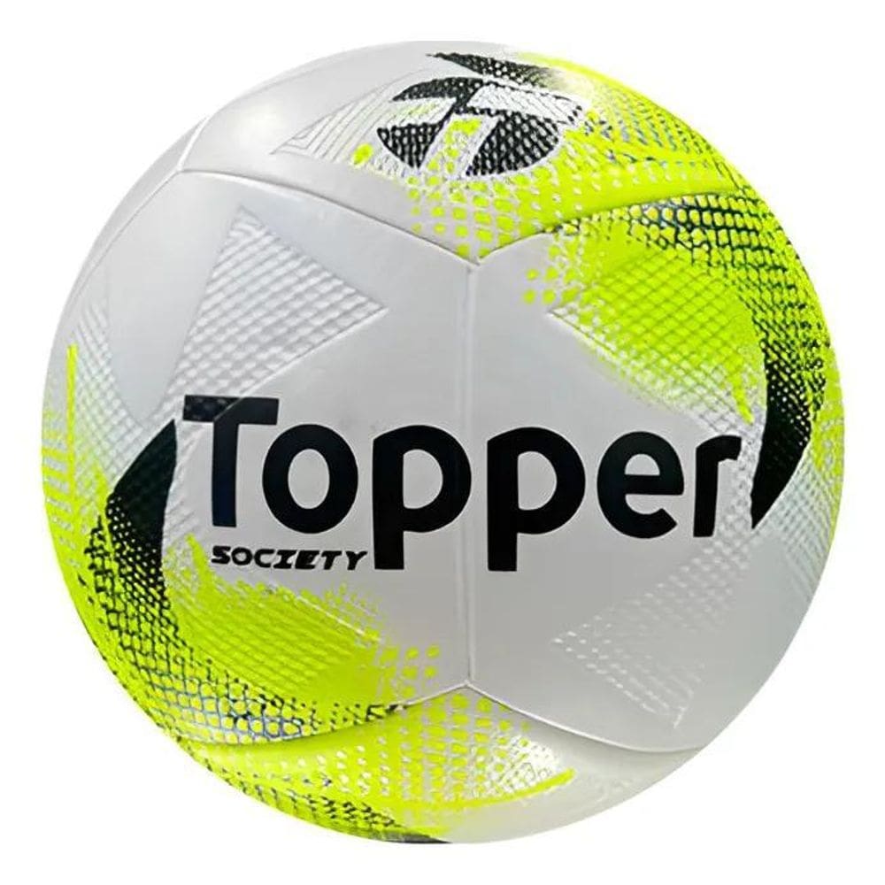 Bola Campo Topper Slick Oficial 2020 Azul/ - Amarelo Society