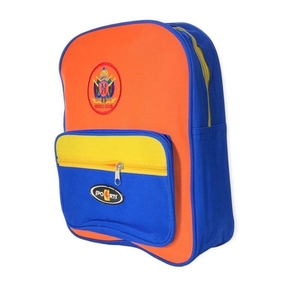 Mochila Kids Infantil Escolar Laranja/Azul