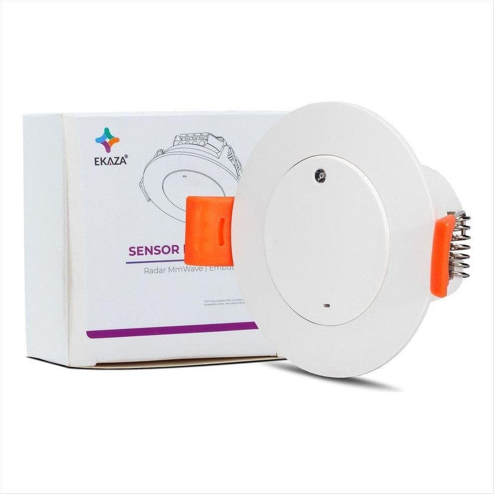 Sensor De Presença Embutir Teto Inteligente Zigbee Ekaza