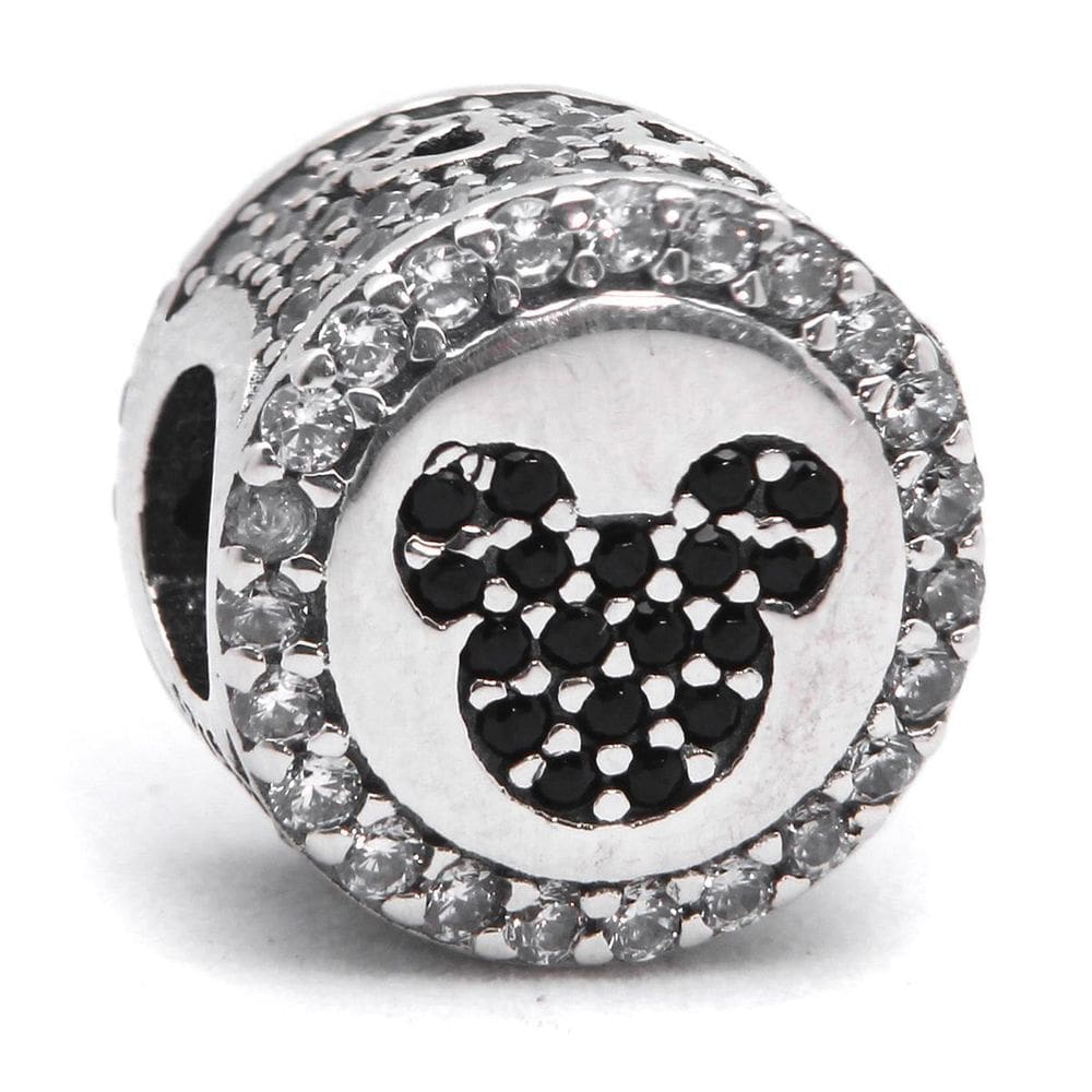 Berloque Prata 925 Zircônias 10mm - Compatível com Pulseiras