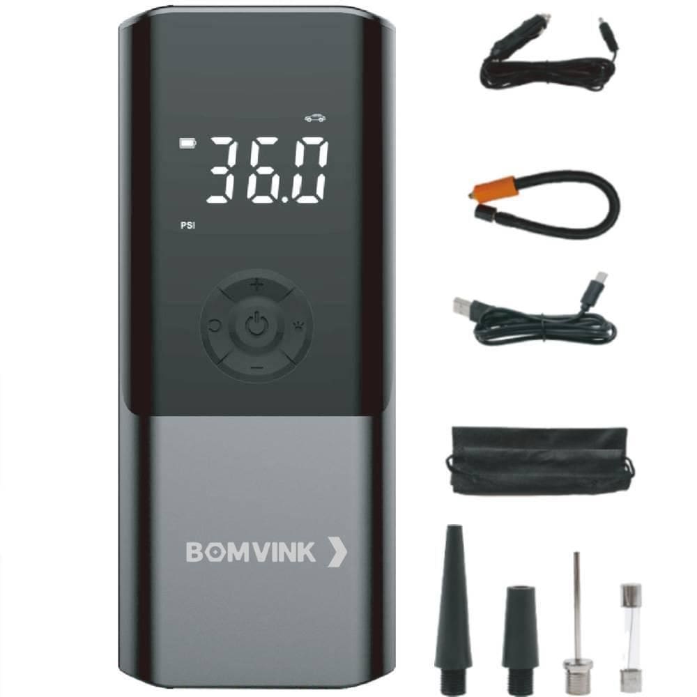 Mini Compressor De Ar Portátil Digital 150 Psi - Bomvink