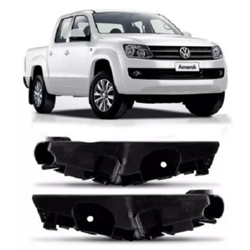 Par Suporte Guia Parachoque Dianteiro Amarok 2010 11 A 2017