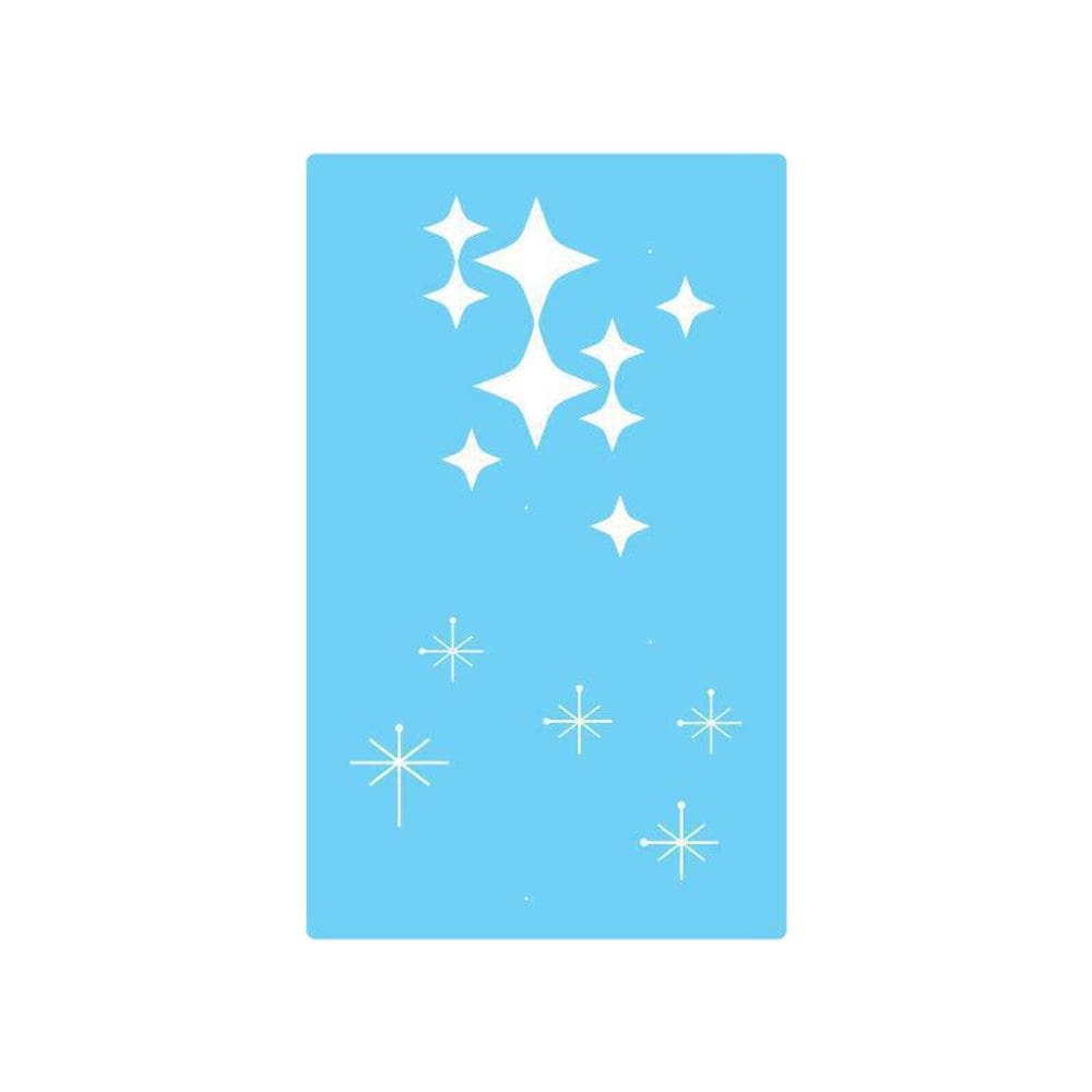 Stencil De Parede Tamako Estampa Geométrica 55X90Cm Ref 490