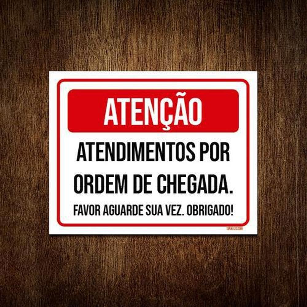 Placa Legião Nerd Atendimento Vermelha 18cm x 23cm  10un