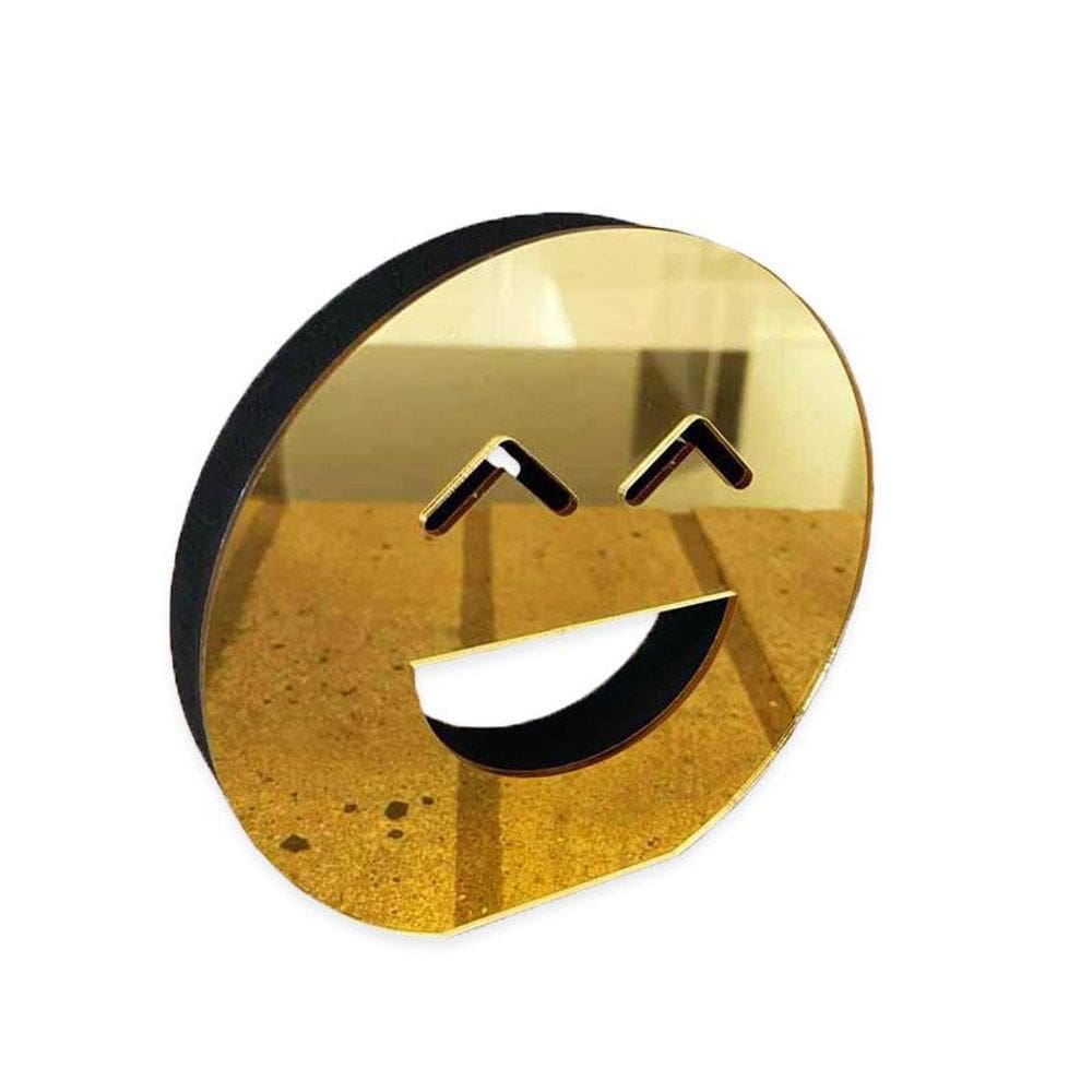 Emoji Feliz Em Mdf Decoryou - Ref 358