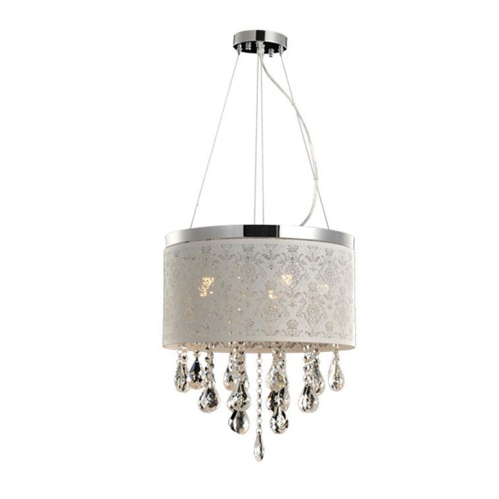 Lustre Avant Duquesa Coroa Branco Fosco 5Xg69