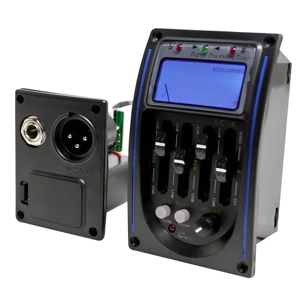 Equalizador E Afinador Para Violão Steve Lc-4 4 Bandas